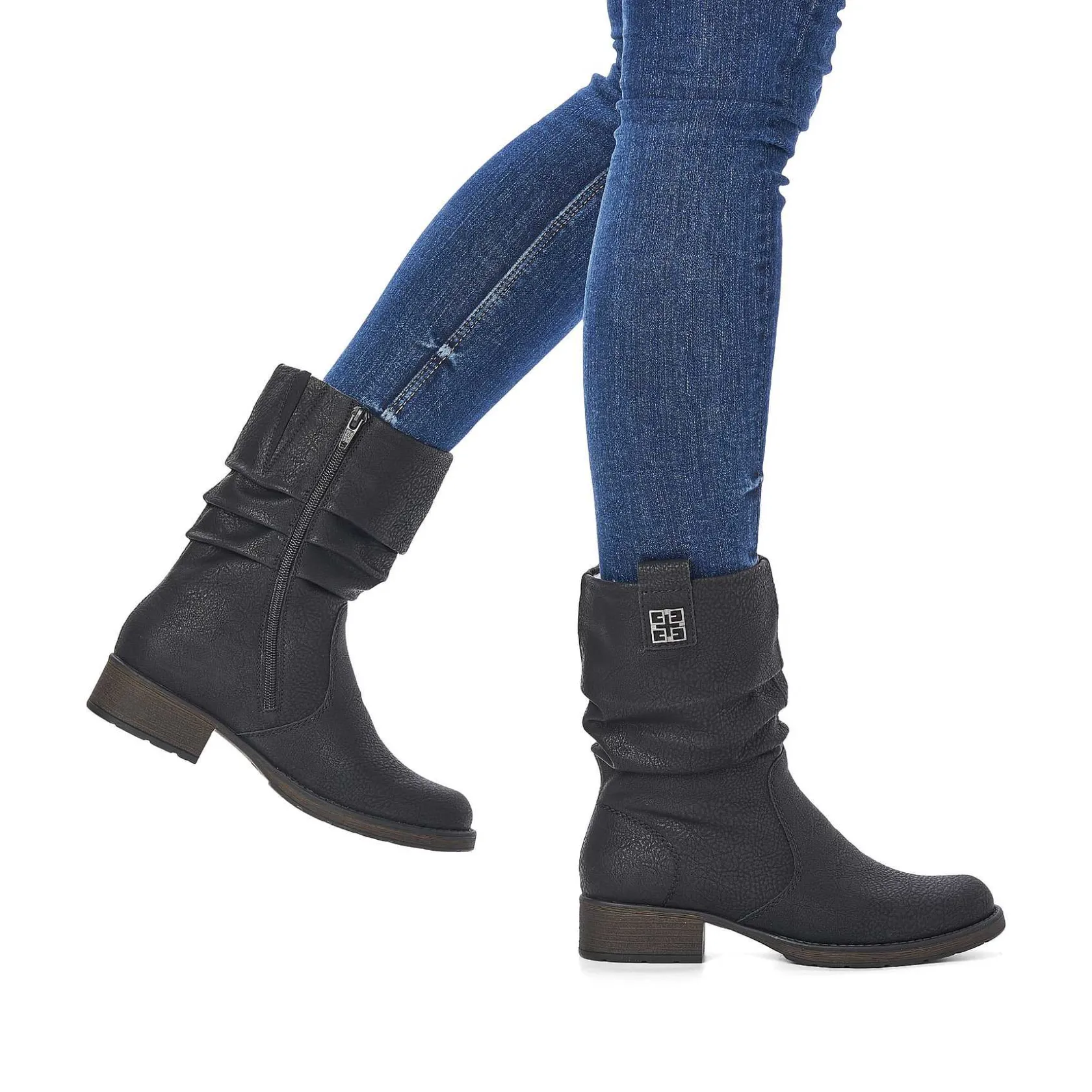 Rieker Ankle Boots & Boots-Women'S Short Boots Jet Black