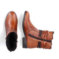 Rieker Ankle Boots & Boots-Women'S Short Boots Chestnut Brown