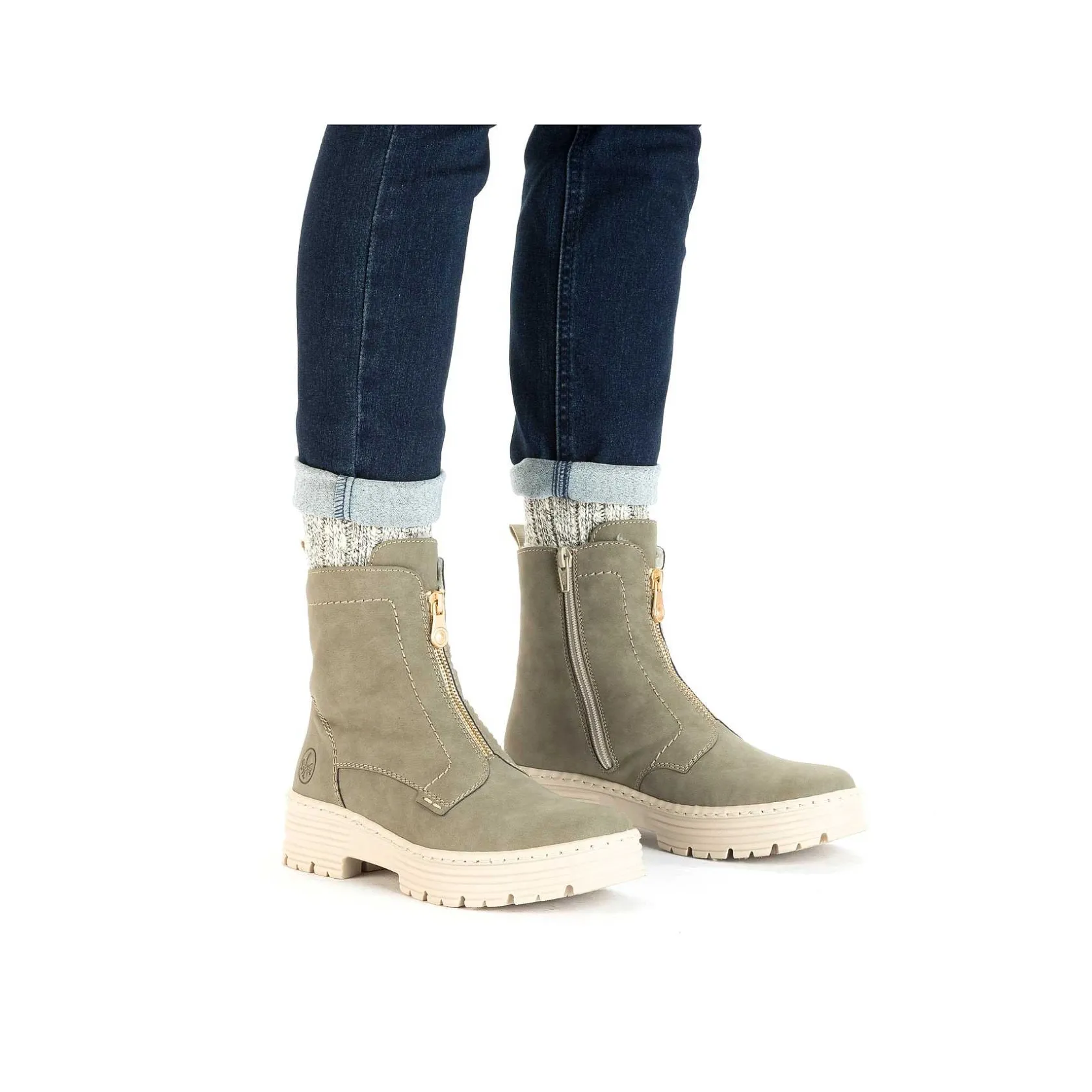 Rieker Ankle Boots & Boots-Women'S Short Boots Army Green