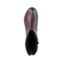 Rieker Ankle Boots & Boots-Women'S Short Boots Burgundy Red