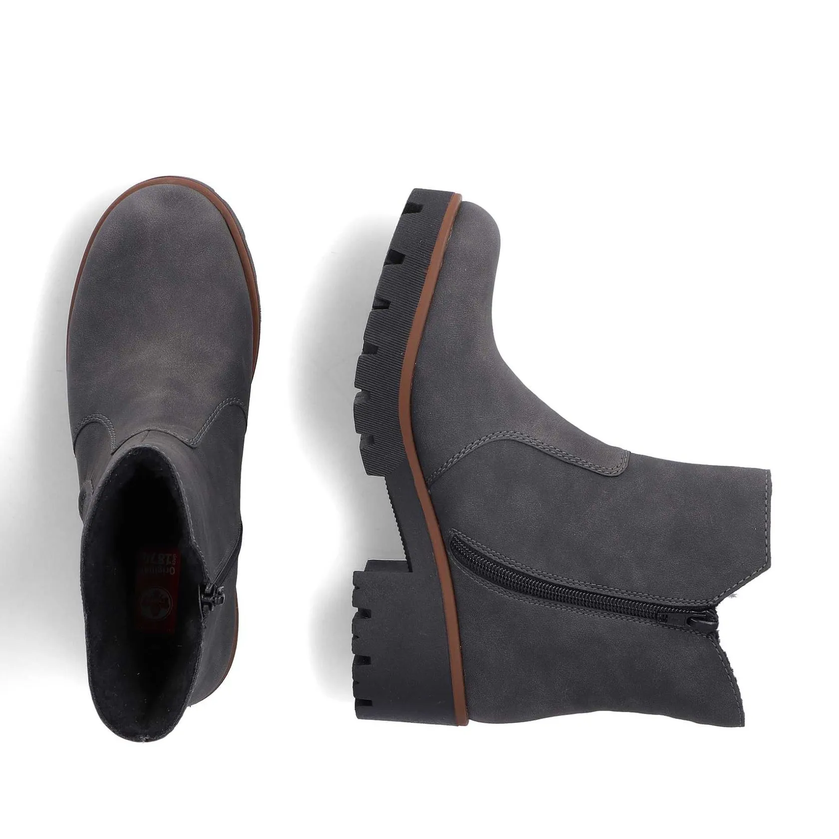 Rieker Ankle Boots & Boots-Women'S Short Boots Brown Gray