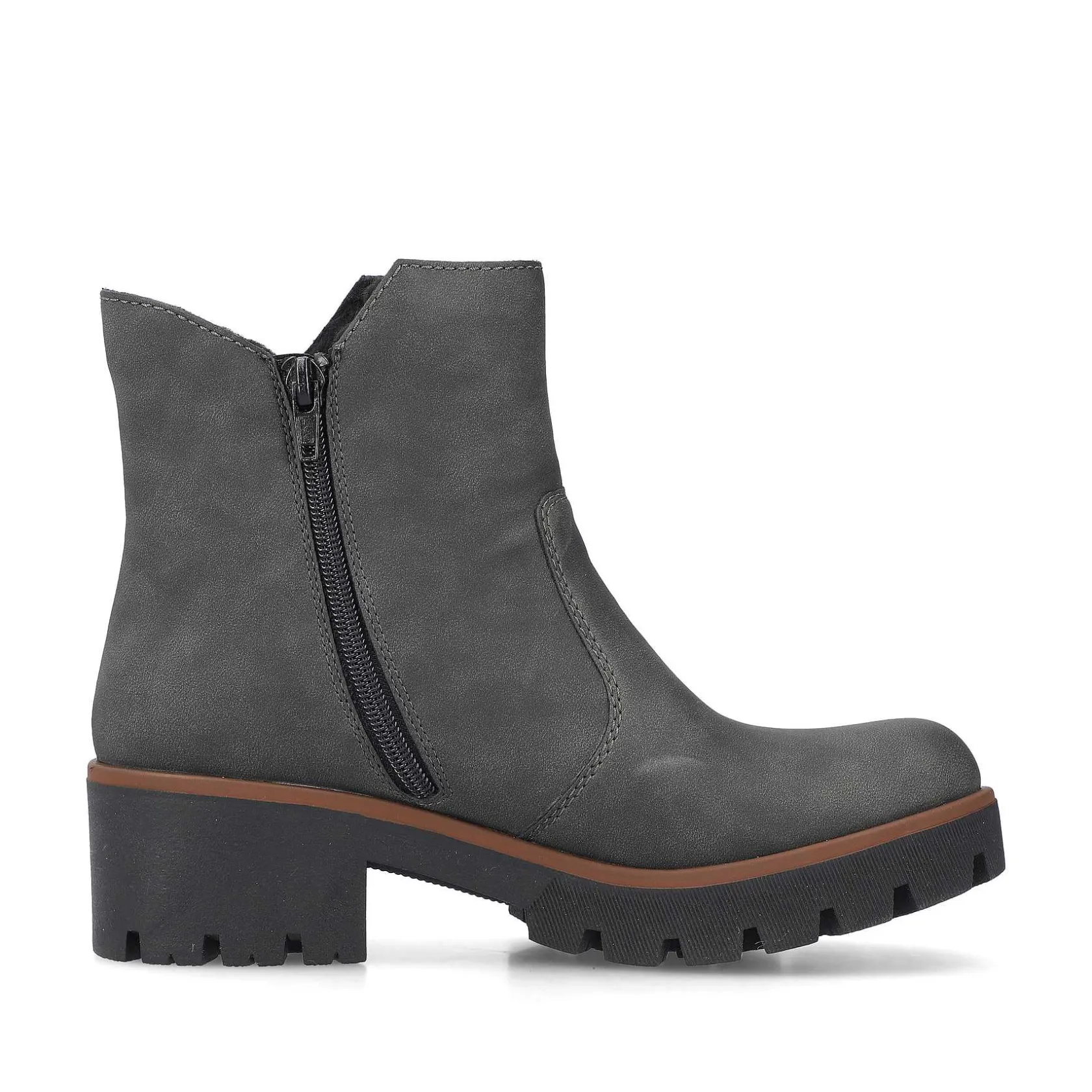 Rieker Ankle Boots & Boots-Women'S Short Boots Brown Gray