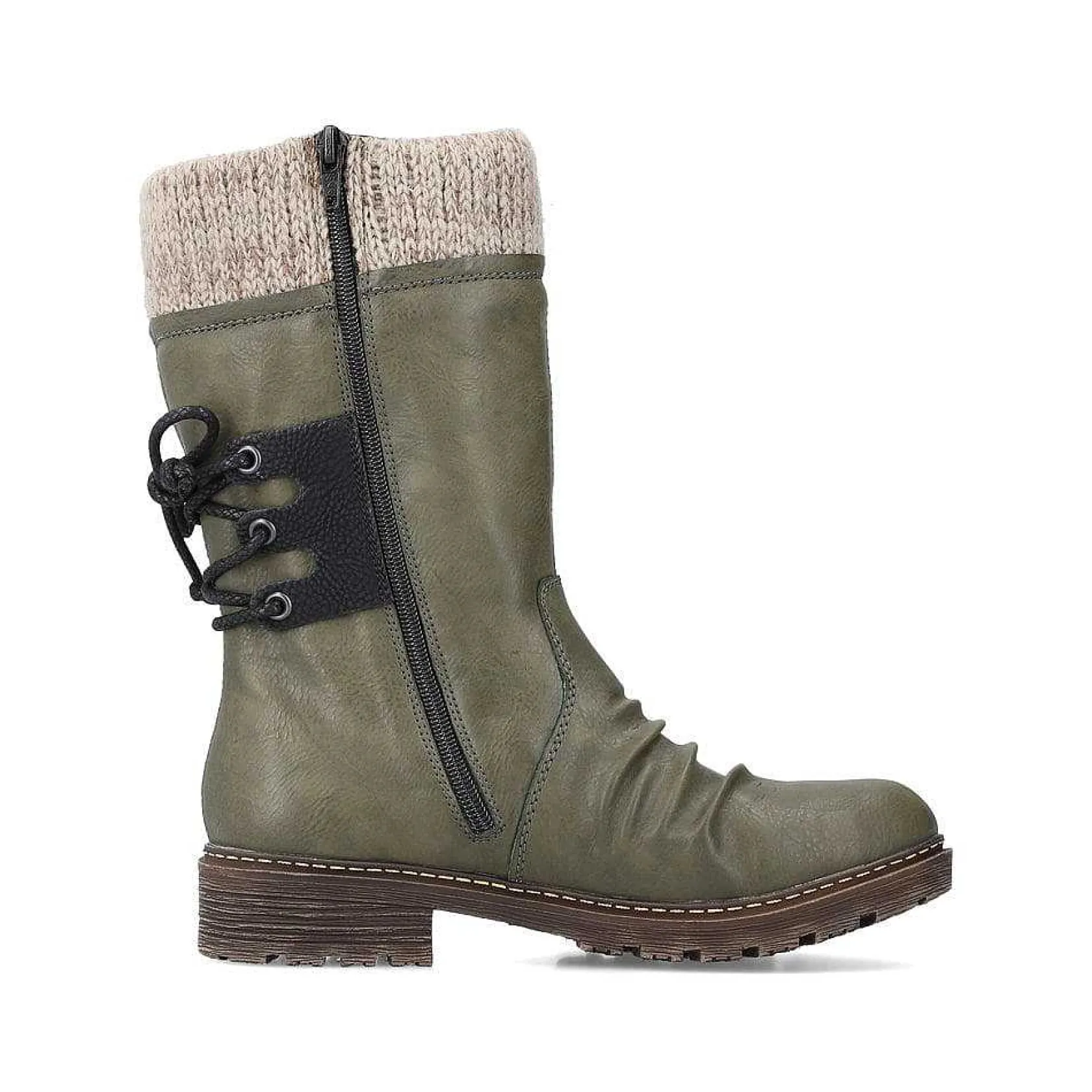 Rieker Ankle Boots & Boots-Women'S Short Boots Khaki Green
