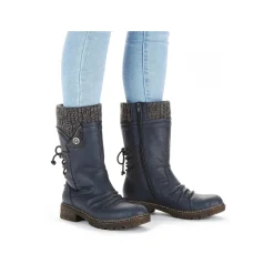 Rieker Ankle Boots & Boots-Women'S Short Boots Slate Blue