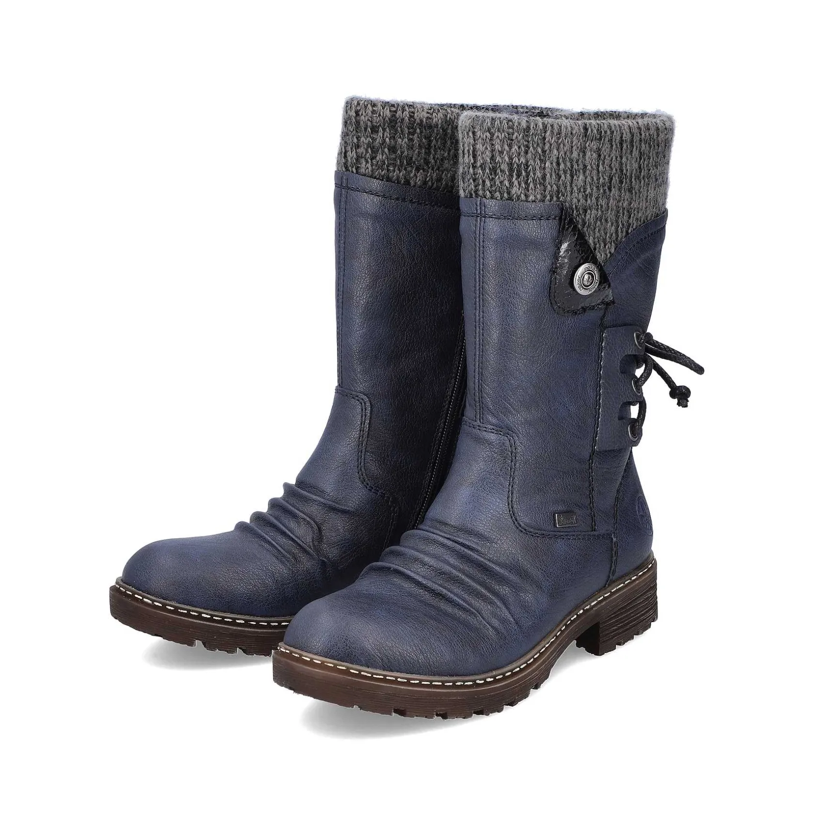 Rieker Ankle Boots & Boots-Women'S Short Boots Slate Blue