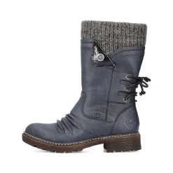 Rieker Ankle Boots & Boots-Women'S Short Boots Slate Blue