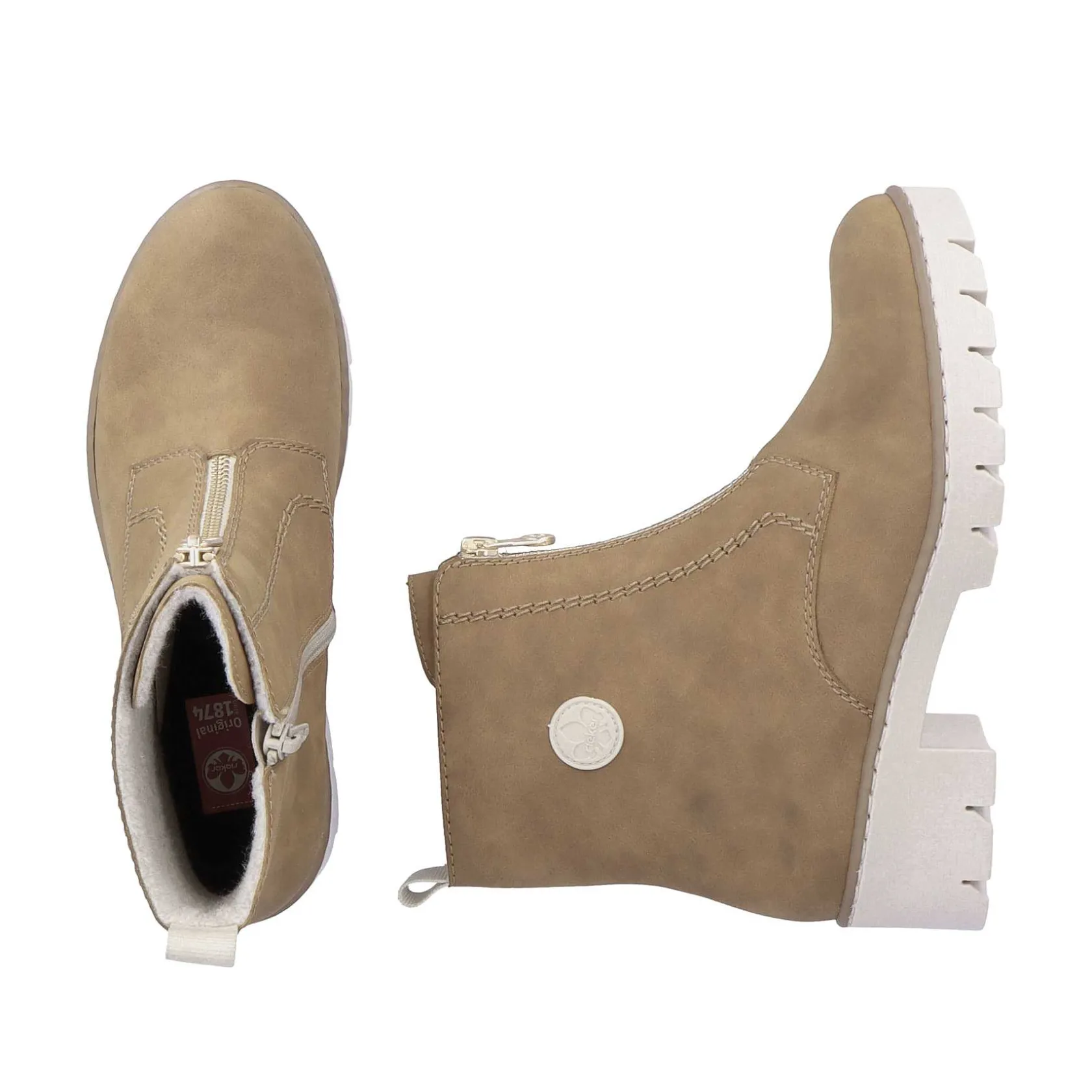 Rieker Ankle Boots & Boots-Women'S Short Boots Nougat Brown