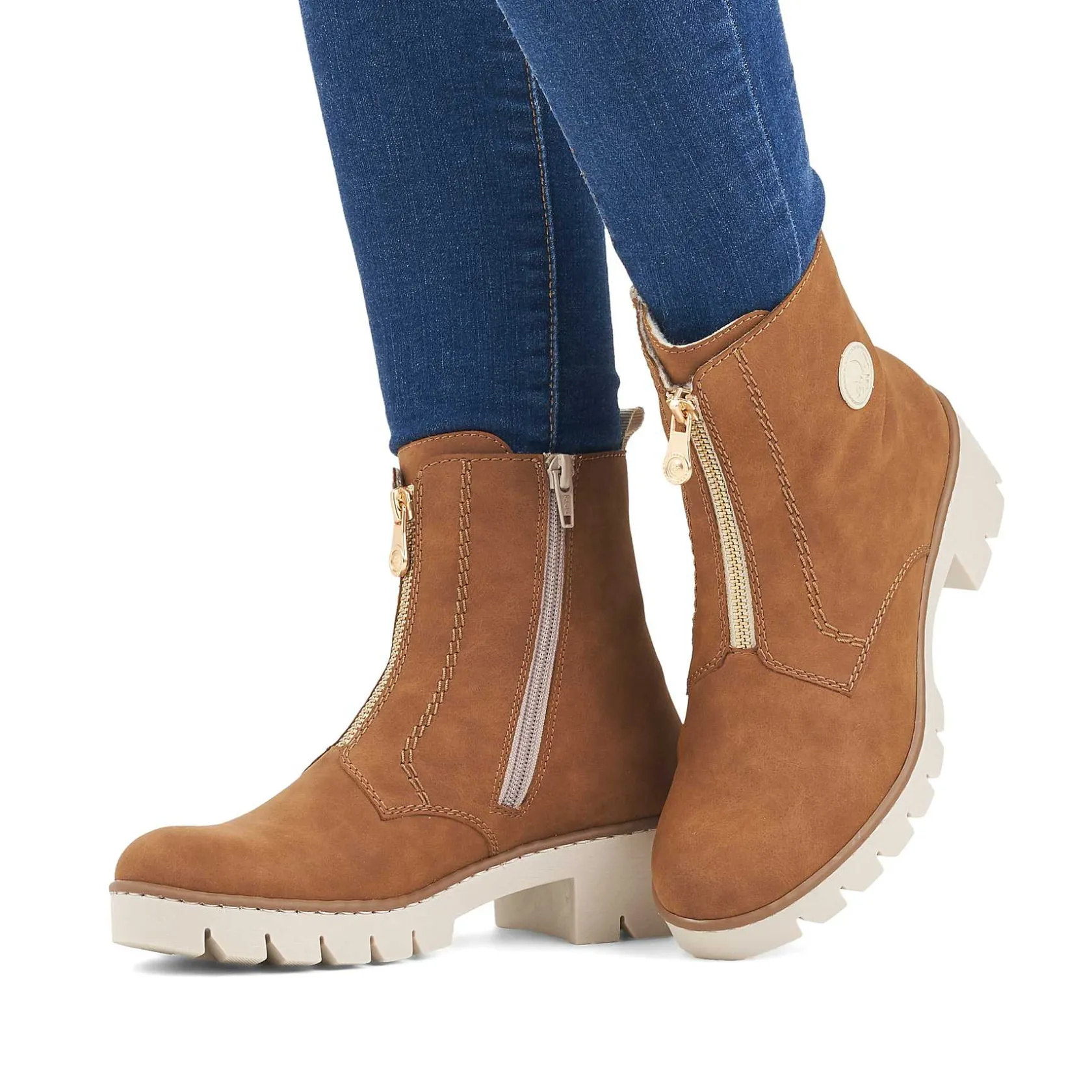 Rieker Ankle Boots & Boots-Women'S Short Boots Nougat Brown