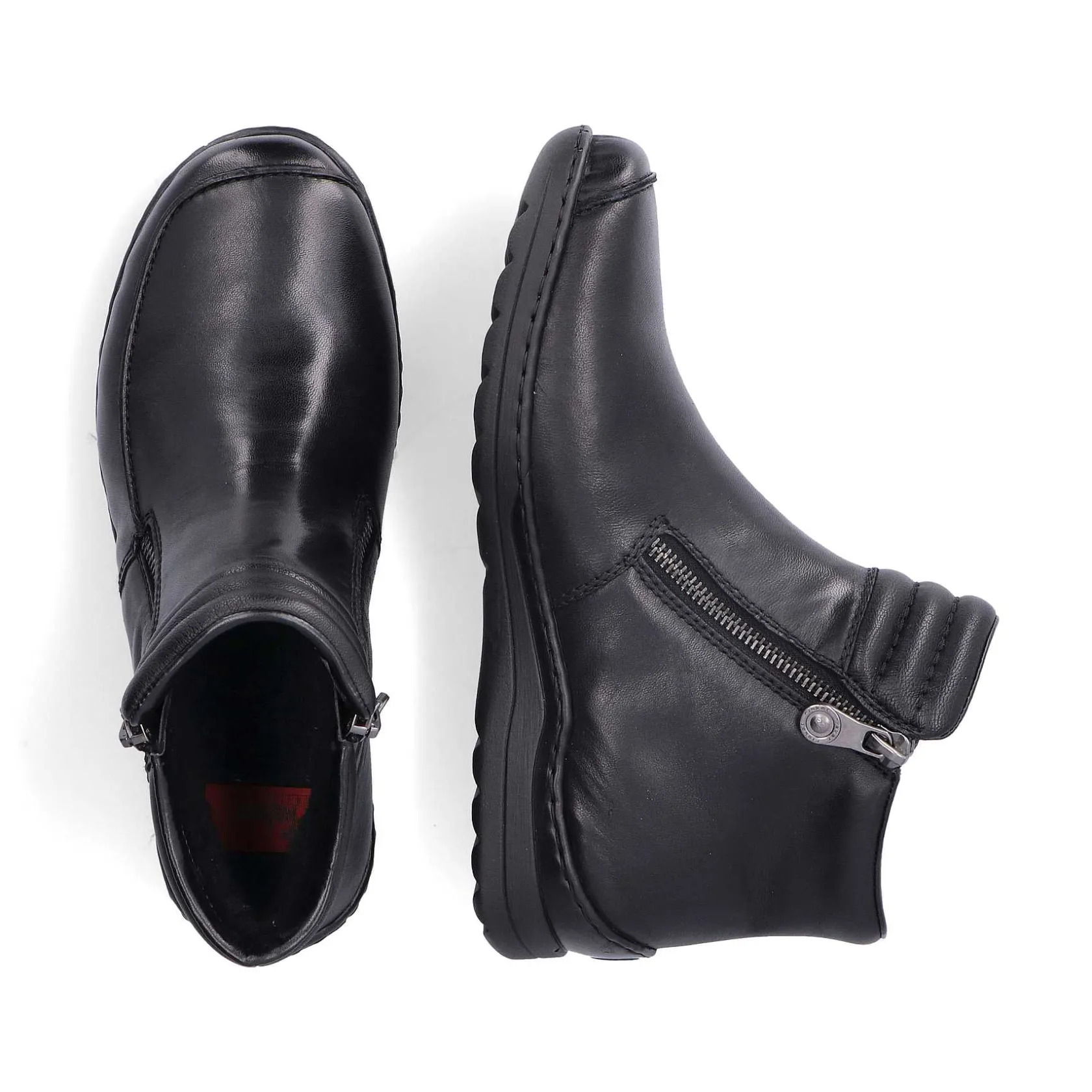 Rieker Ankle Boots & Boots-Women'S Short Boots Glossy Black