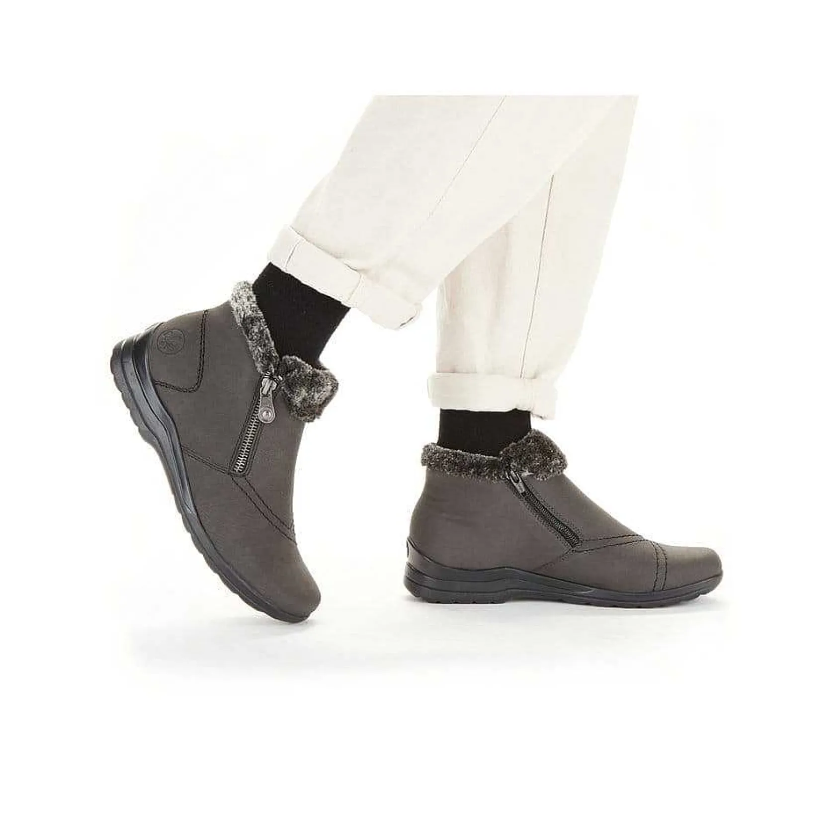 Rieker Ankle Boots & Boots-Women'S Short Boots Anthracite