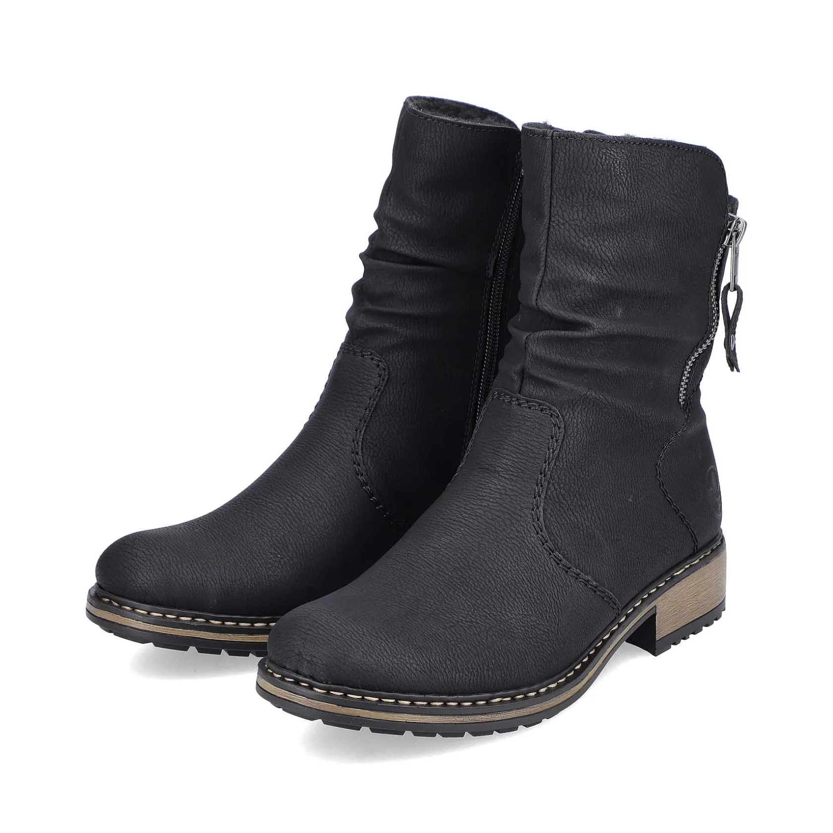 Rieker Ankle Boots & Boots-Women'S Short Boots Graphite Black