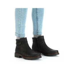 Rieker Ankle Boots & Boots-Women'S Short Boots Night Black