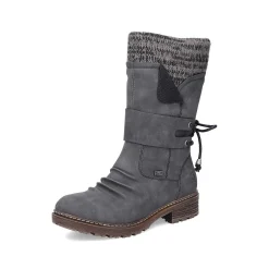 Rieker Ankle Boots & Boots-Women'S Short Boots Anthracite