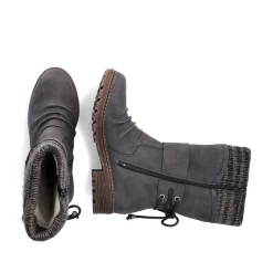 Rieker Ankle Boots & Boots-Women'S Short Boots Anthracite