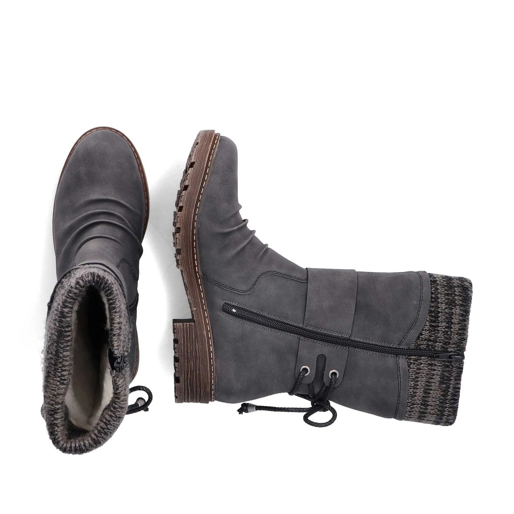 Rieker Ankle Boots & Boots-Women'S Short Boots Anthracite