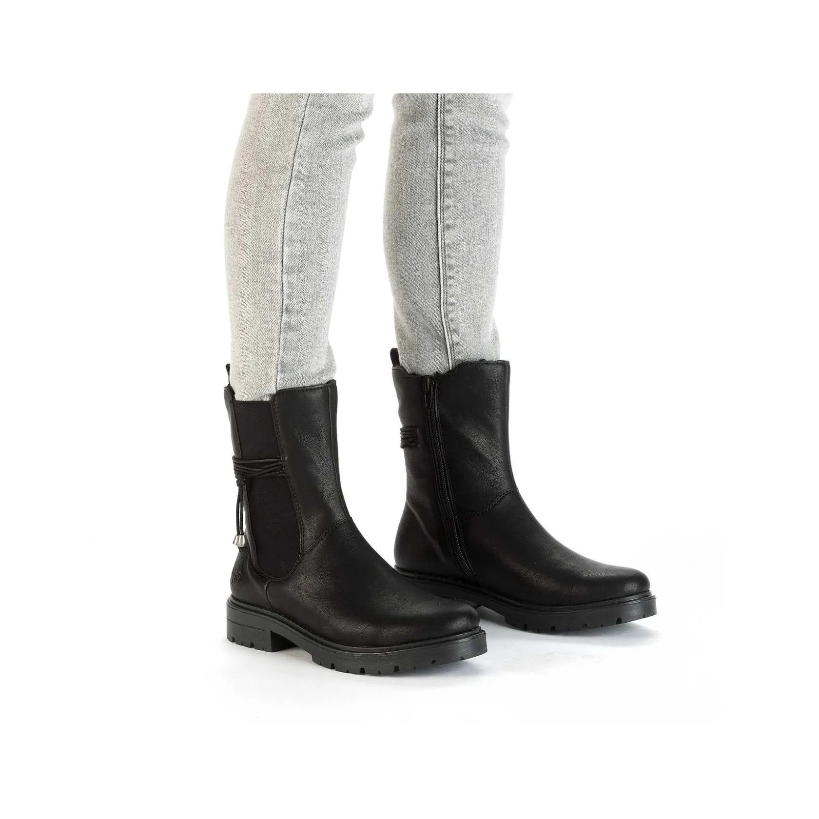 Rieker Ankle Boots & Boots-Women'S Short Boots Jet Black