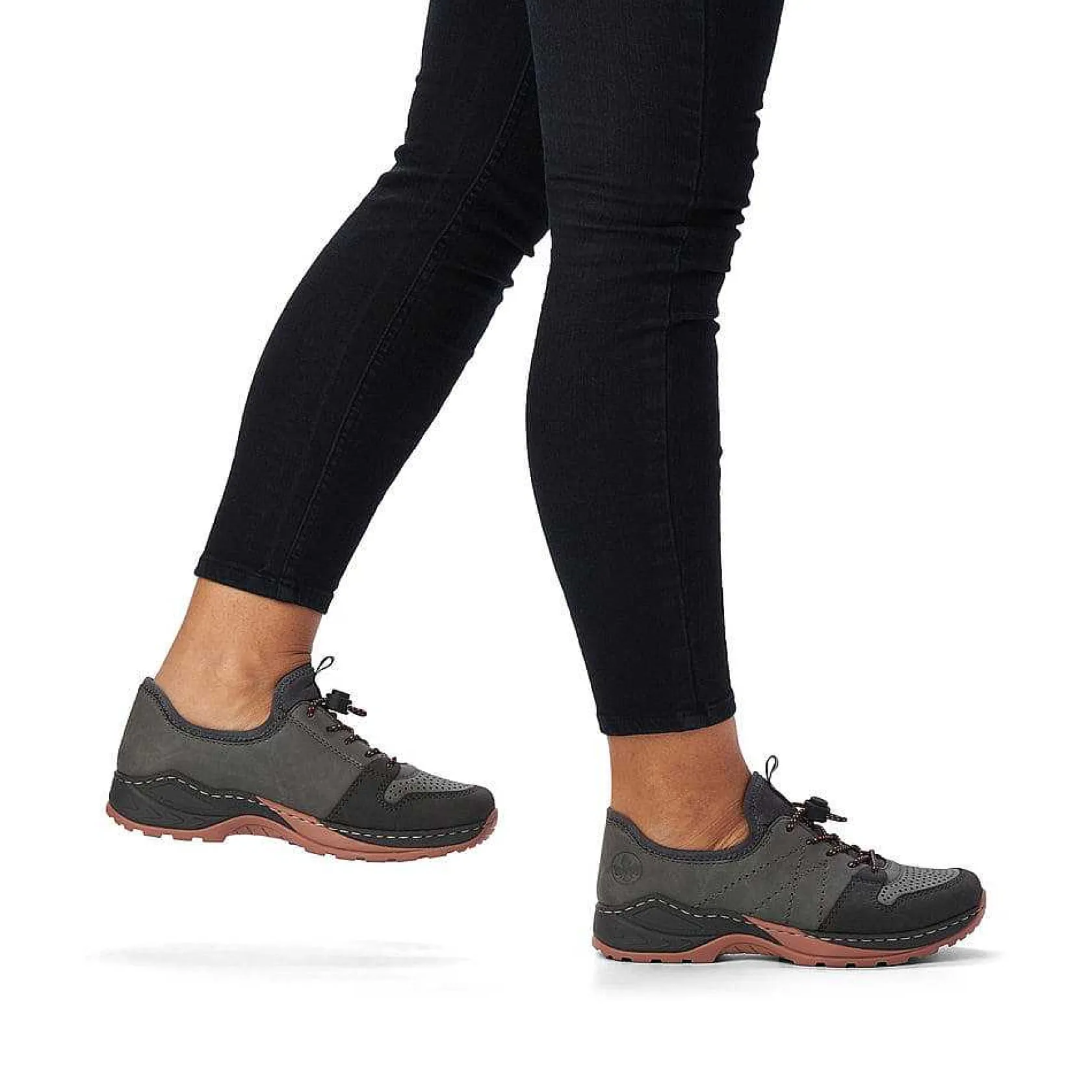 Rieker Low Shoes & Slippers-Women'S Slippers Asphalt Gray