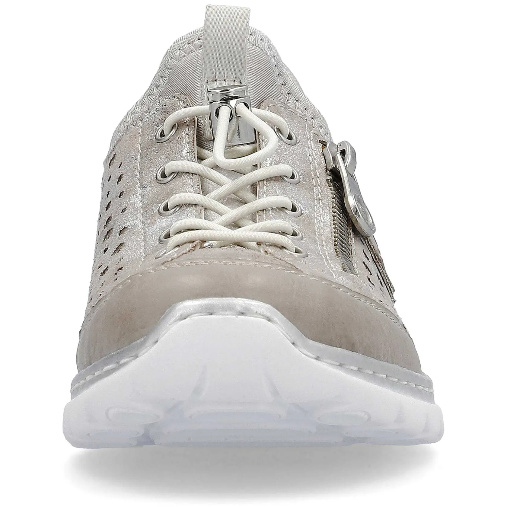 Rieker Low Shoes & Slippers-Women'S Slippers Beige Metallic