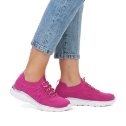 Rieker Colorful Styles-Women'S Slippers, Blood Pink