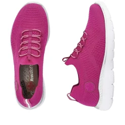 Rieker Colorful Styles-Women'S Slippers, Blood Pink