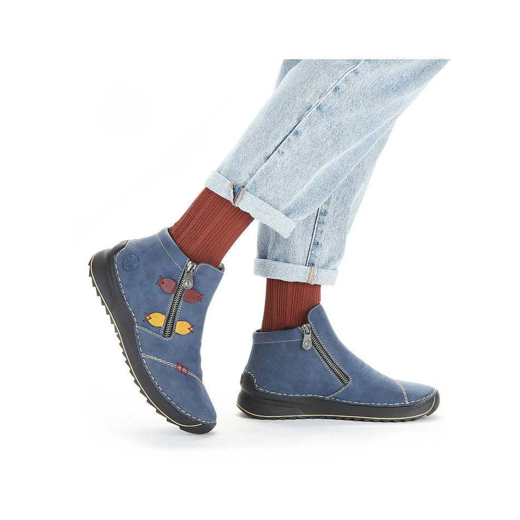 Rieker Low Shoes & Slippers-Women'S Slippers Blue Gray