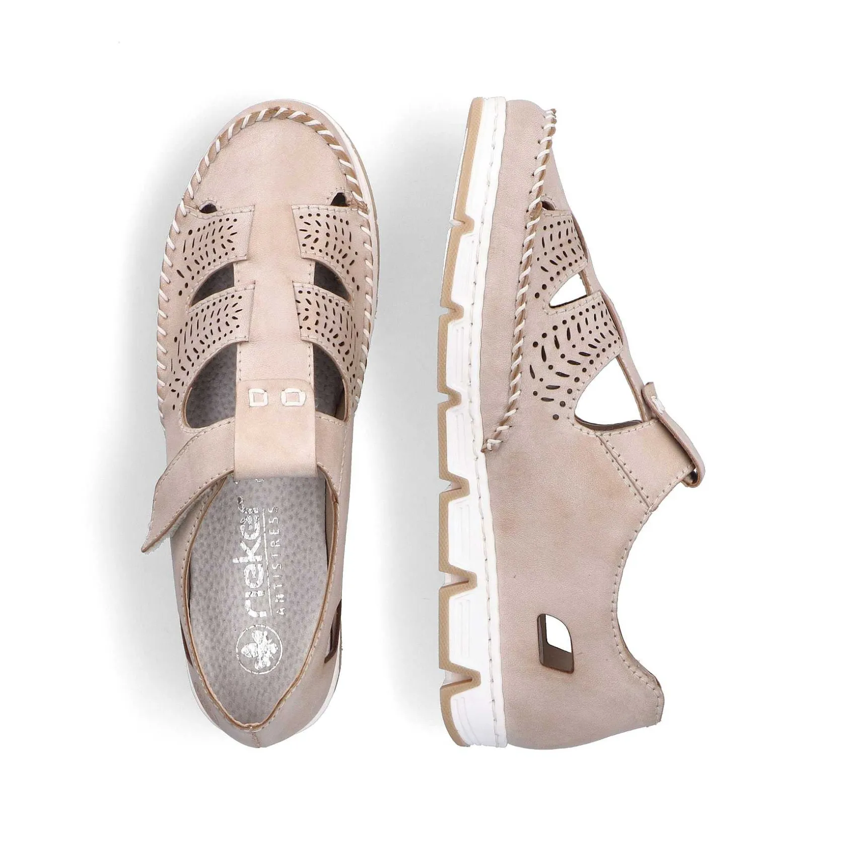 Rieker Low Shoes & Slippers-Women'S Slippers Brown-Beige