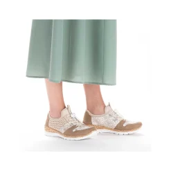 Rieker Low Shoes & Slippers-Women'S Slippers Brown Beige