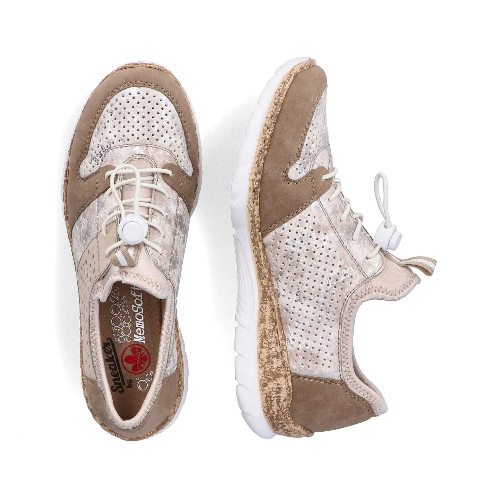 Rieker Low Shoes & Slippers-Women'S Slippers Brown Beige