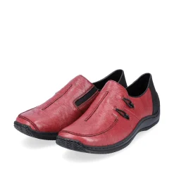 Rieker Low Shoes & Slippers-Women'S Slippers Burgundy Red