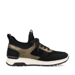 Rieker Low Shoes & Slippers-Women'S Slippers Deep Black-Khaki