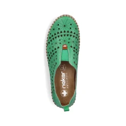 Rieker Summer Shoes-Women'S Slippers Forest Green