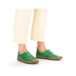 Rieker Summer Shoes-Women'S Slippers Forest Green