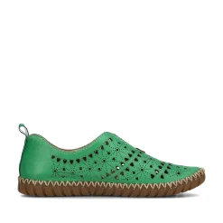 Rieker Summer Shoes-Women'S Slippers Forest Green
