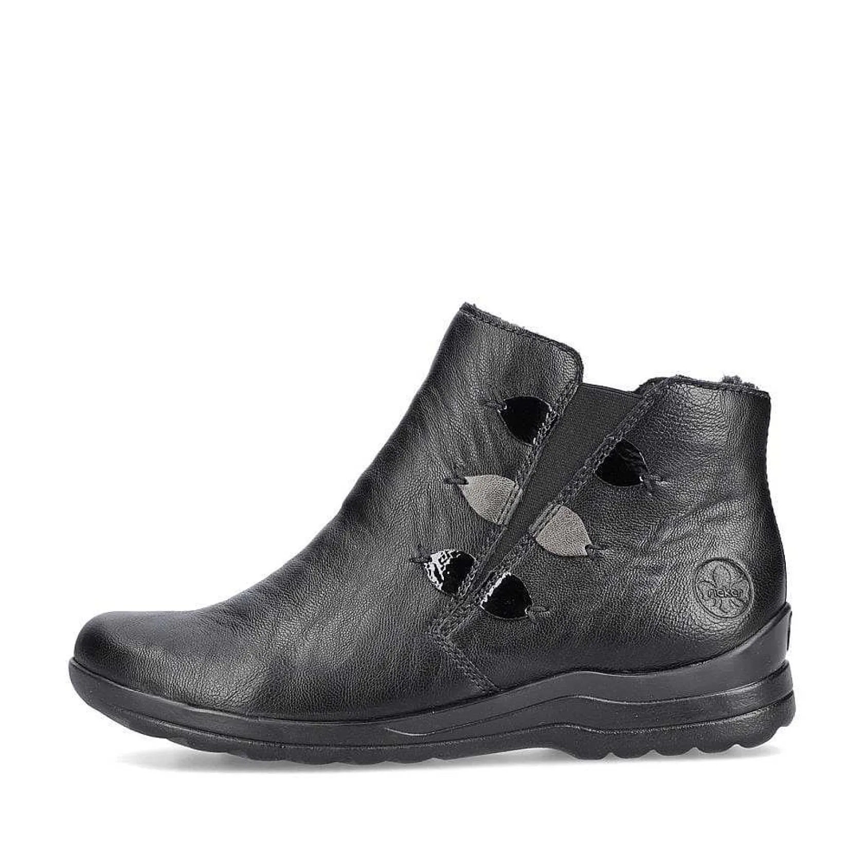 Rieker Low Shoes & Slippers-Women'S Slippers Glossy Black