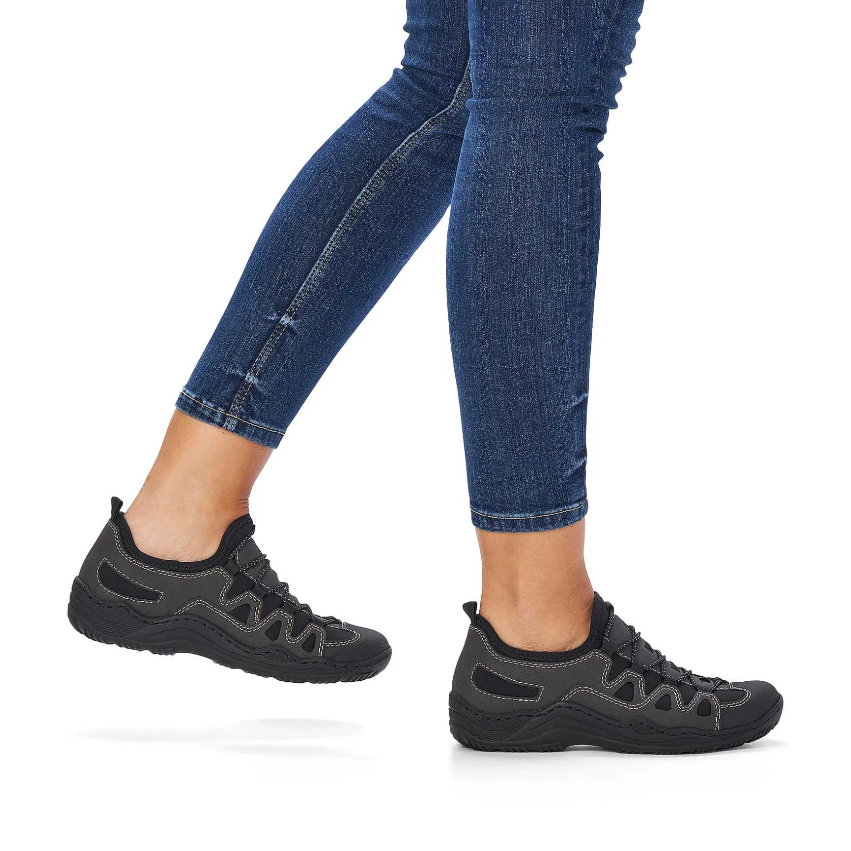 Rieker Low Shoes & Slippers-Women'S Slippers Granite Gray