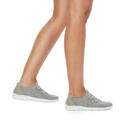 Rieker Vegan-Women'S Slippers Green Grey