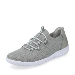 Rieker Vegan-Women'S Slippers Green Grey