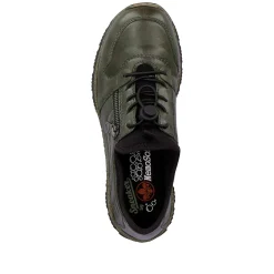 Rieker Low Shoes & Slippers-Women'S Slippers Grey-Green-Black