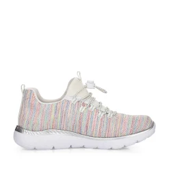 Rieker Low Shoes & Slippers-Women'S Slippers In White And Rainbow Colour