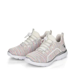 Rieker Low Shoes & Slippers-Women'S Slippers In White And Rainbow Colour