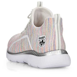 Rieker Low Shoes & Slippers-Women'S Slippers In White And Rainbow Colour
