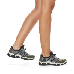 Rieker Low Shoes & Slippers-Women'S Slippers Khaki Green