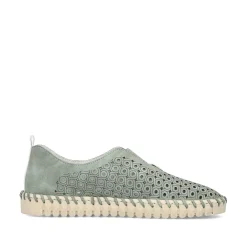 Rieker Summer Shoes-Women'S Slippers Khaki Green
