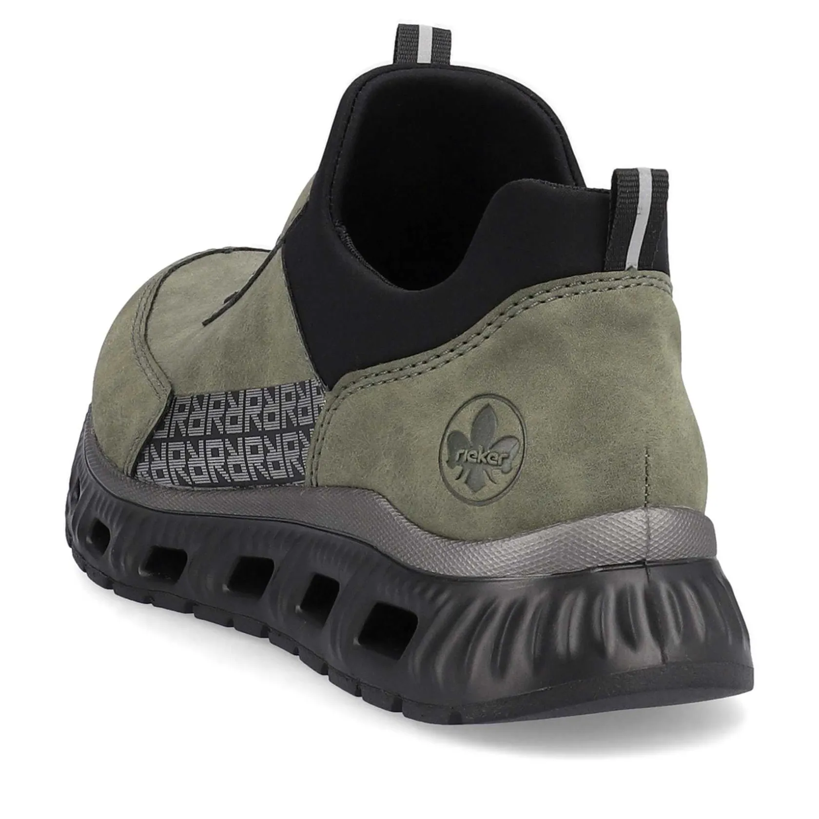 Rieker Low Shoes & Slippers-Women'S Slippers Khaki-Black