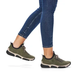 Rieker Low Shoes & Slippers-Women'S Slippers Khaki Green