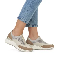 Rieker Low Shoes & Slippers-Women'S Slippers Light Beige