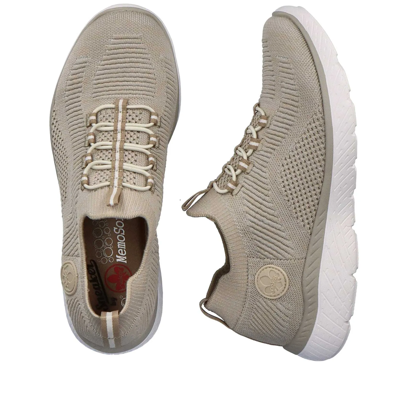Rieker Vegan-Women'S Slippers Light Beige