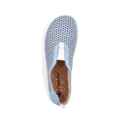 Rieker Colorful Styles-Women'S Slippers Light Blue