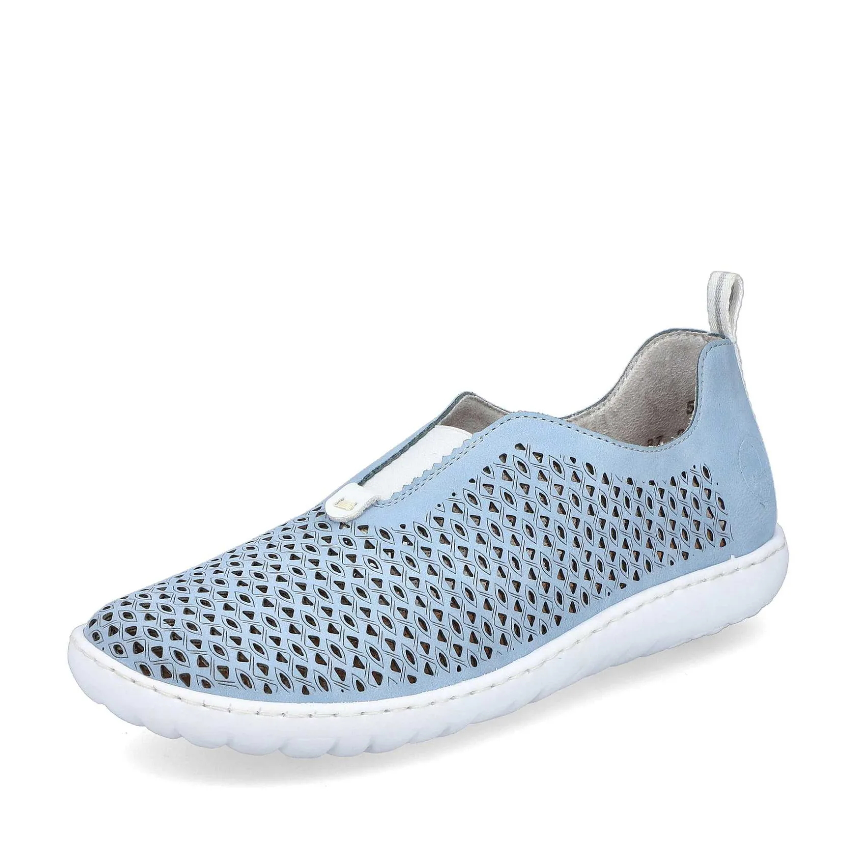 Rieker Colorful Styles-Women'S Slippers Light Blue