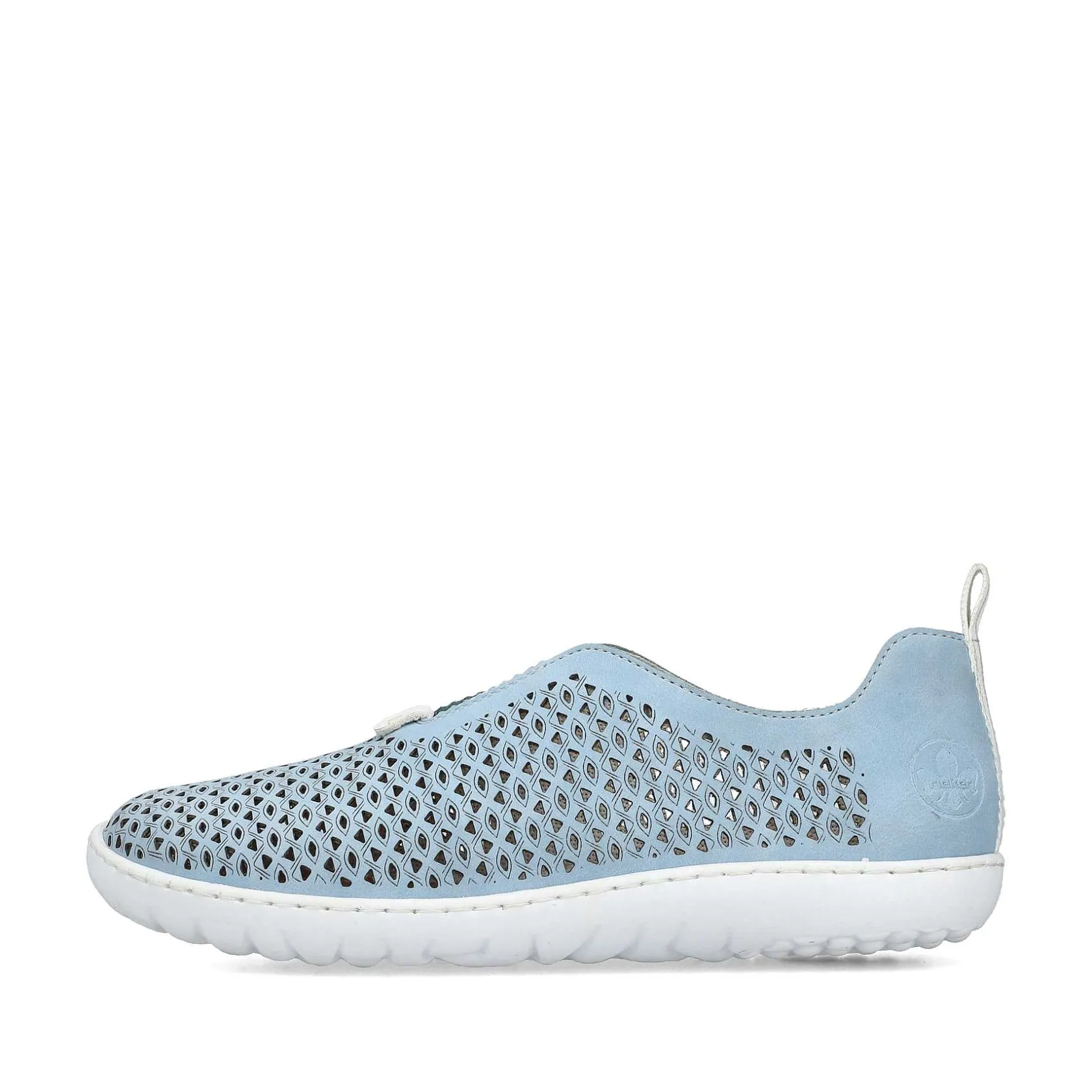 Rieker Colorful Styles-Women'S Slippers Light Blue